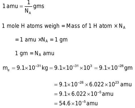 amu of electron|weight of electron in kg.